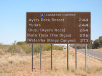 Lasseter Hwy sign